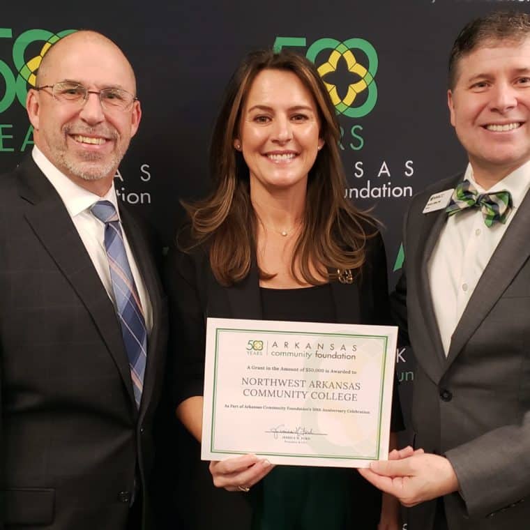 NorthWest Arkansas Community College Awarded $50,000 Grant in Arkansas Community Foundation’s 50th Anniversary Celebration